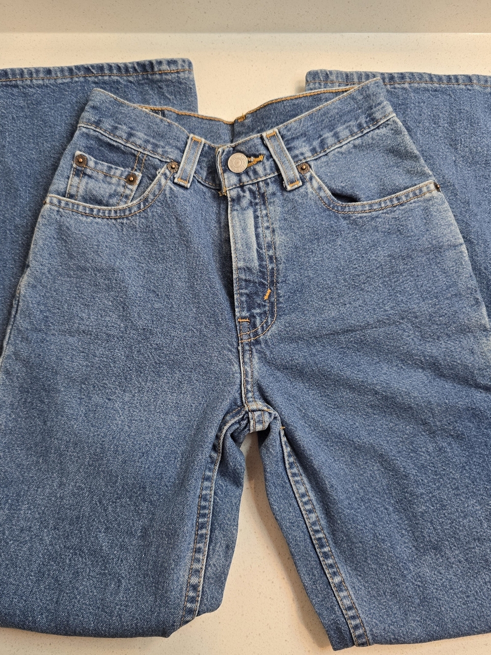 Levi's Girls Light Blue Flare Jeans 12 Slim